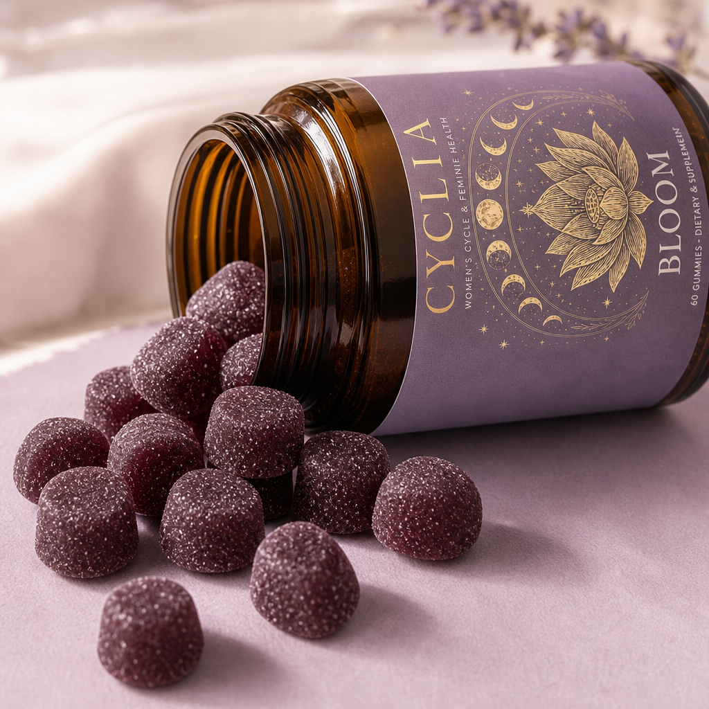 Purple mixed-berry Bloom gummies