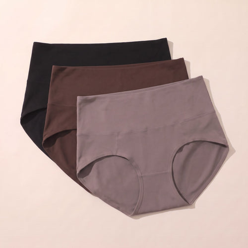 Freeform Leakproof Brief in black, brown and taupe