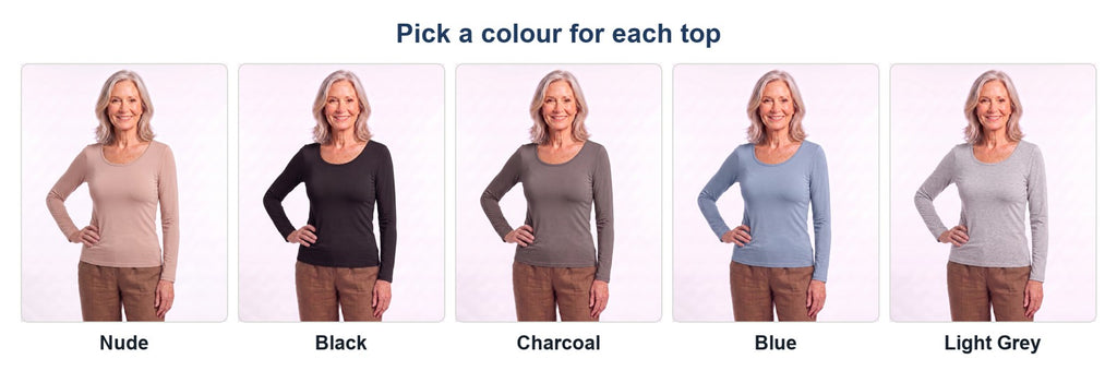 Freeform Long-Sleeve Top colours