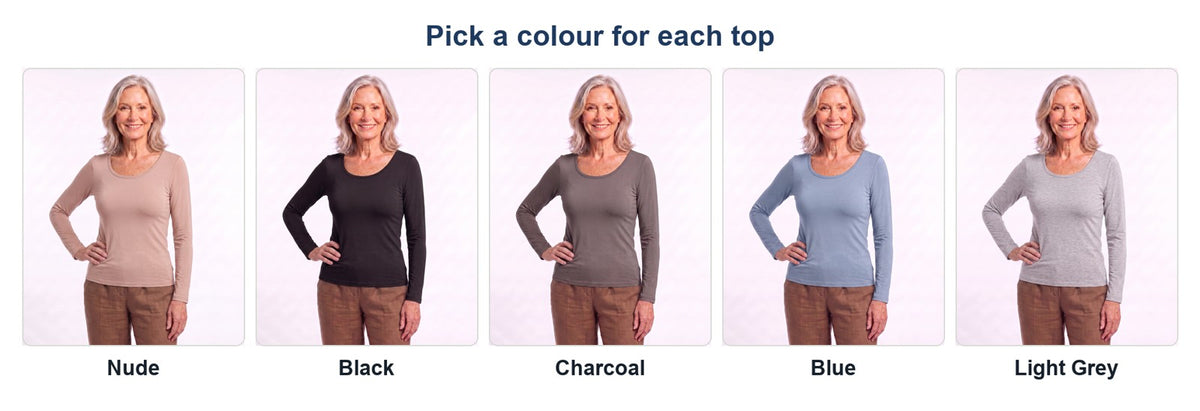 Freeform Long-Sleeve Top colours