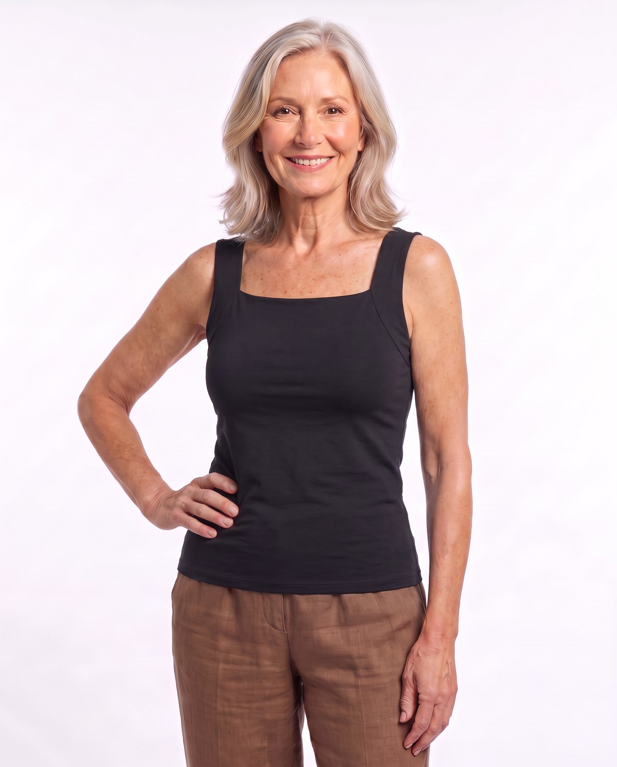 Freeform Tank in Black