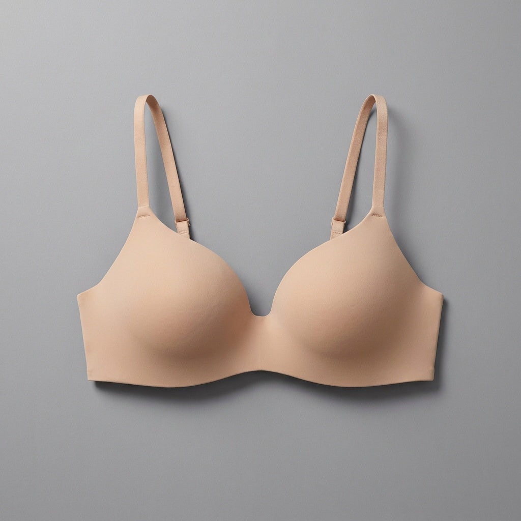 A seamless t-shirt bra