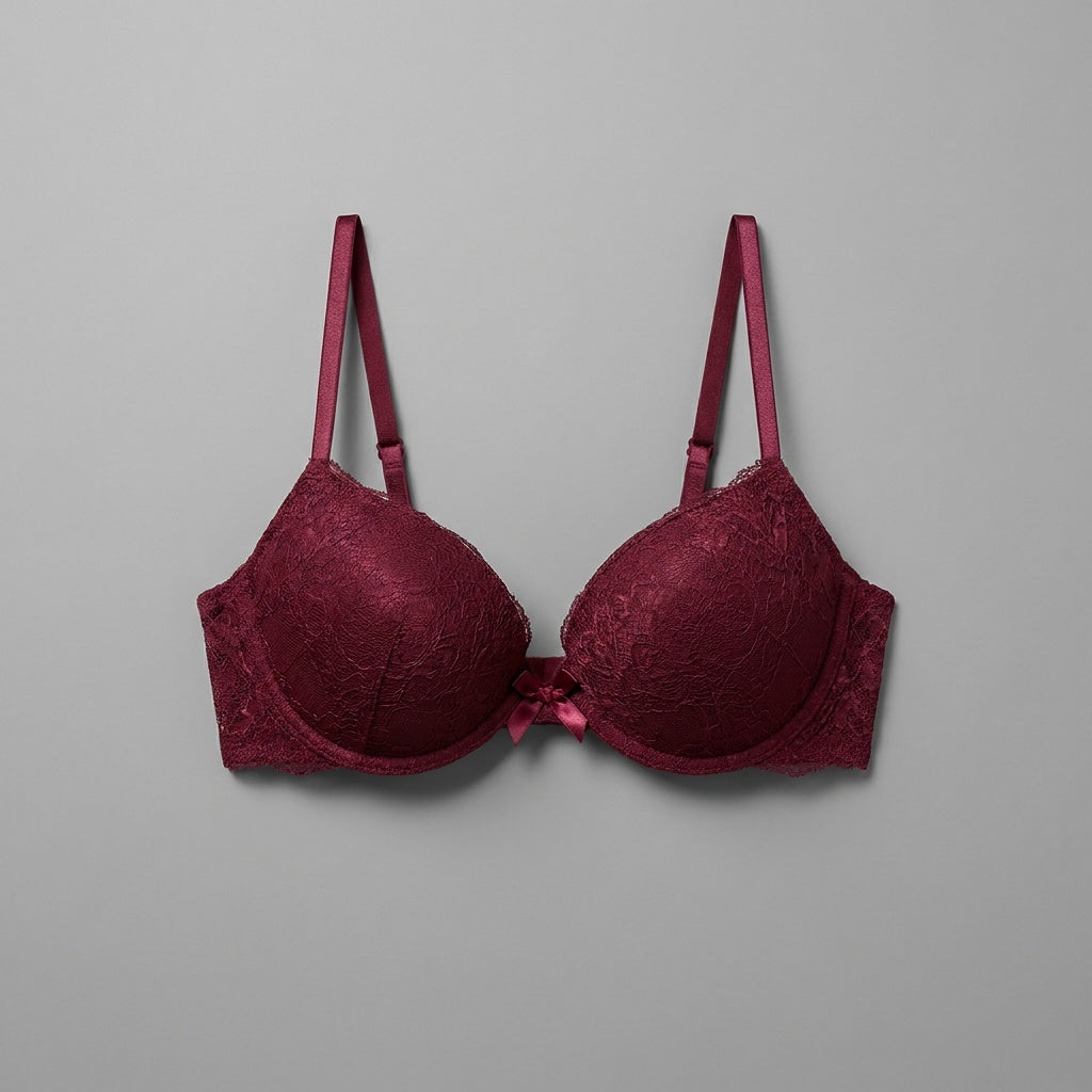 A plunge push-up bra