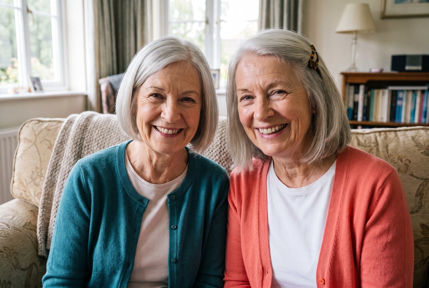 Linda and Carol Haskins