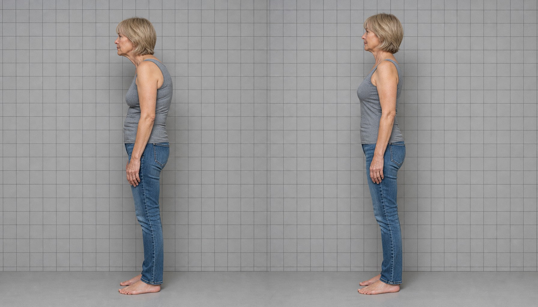 Carol M. side profile, week 12 follow-up