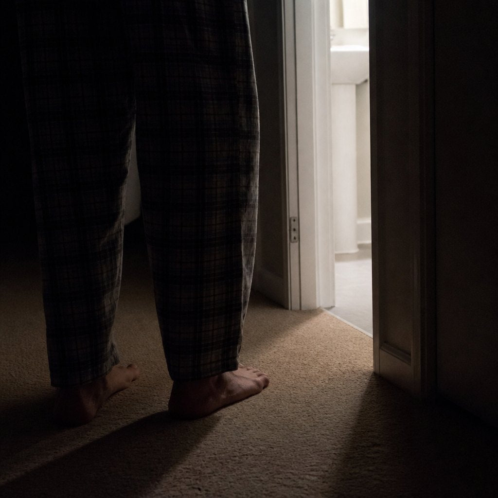 The 2am walk to the bathroom. Most people over 55 have stopped counting how many times a week they make it.