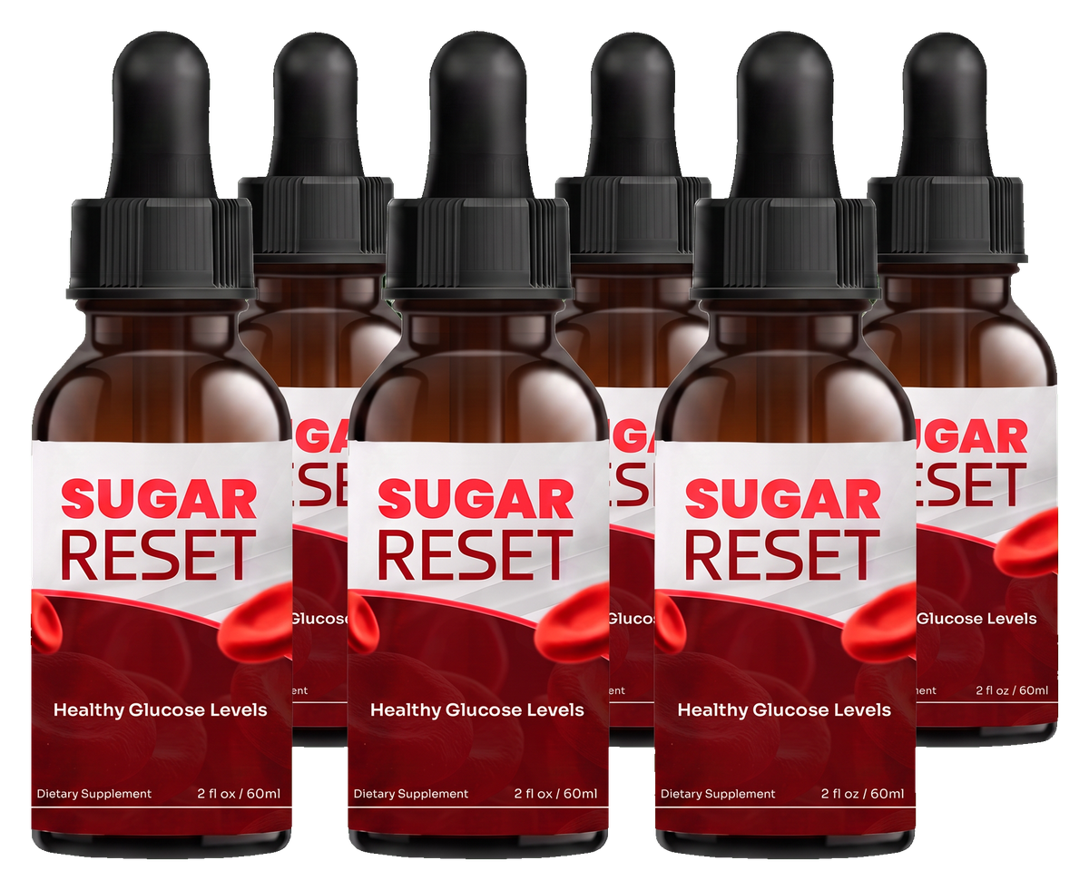 6 Bottles — 180-day supply of Sugar Reset — Sublingual Glucose Support Drops