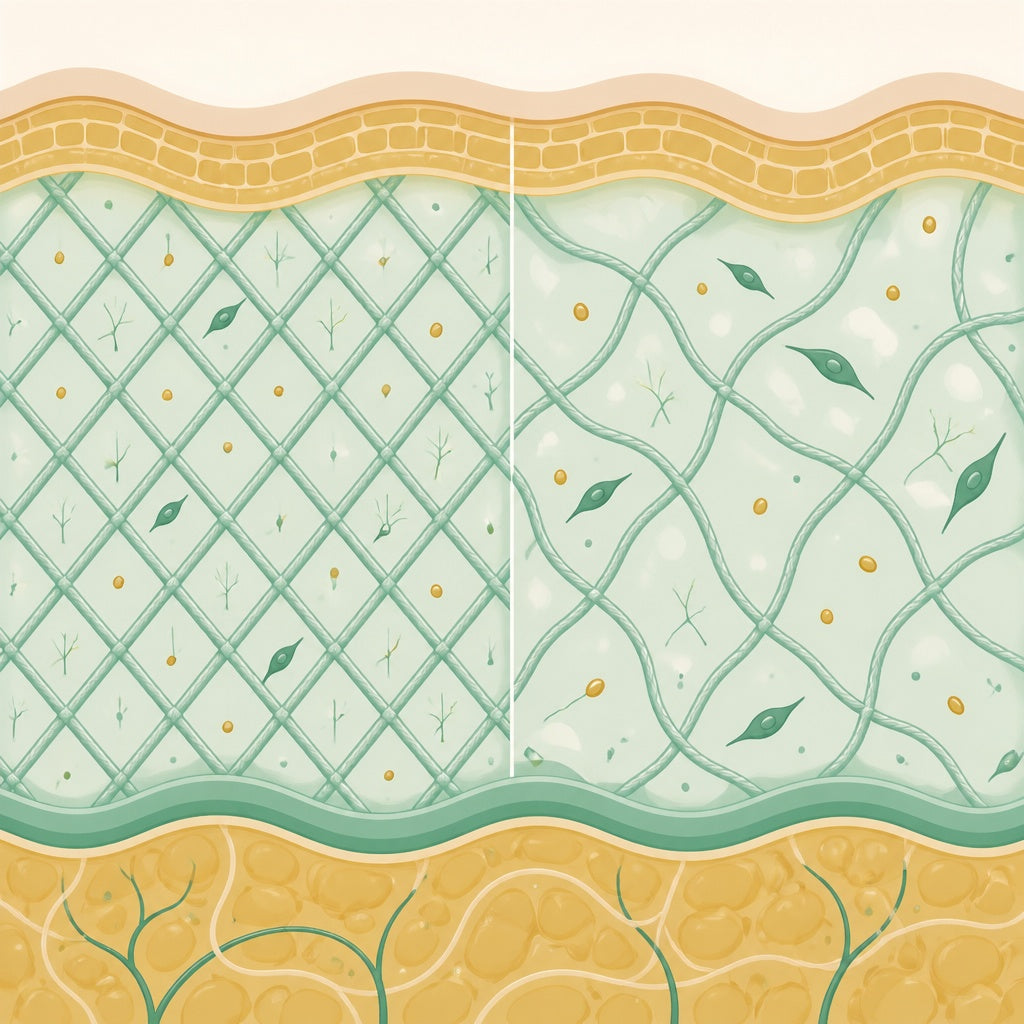 Collagen scaffold illustration